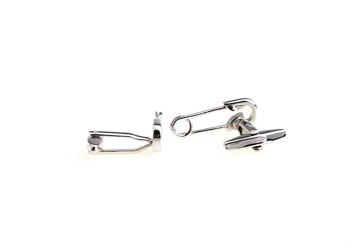 Clip Cufflinks  Silver Texture Cufflinks Metal Cufflinks Tools Wholesale & Customized  CL652848