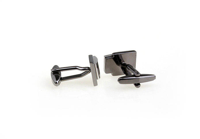  Gray Steady Cufflinks Metal Cufflinks Wholesale & Customized  CL652857