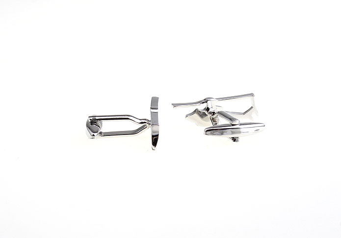 Helicopter Cufflinks  Silver Texture Cufflinks Metal Cufflinks Military Wholesale & Customized  CL652889
