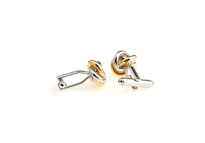 Gold Luxury Cufflinks Metal Cufflinks Knot Wholesale & Customized  CL652935