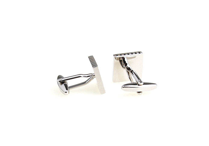 Laser Engraved Cufflinks  Matte Color Simple Cufflinks Metal Cufflinks Wholesale & Customized  CL652940
