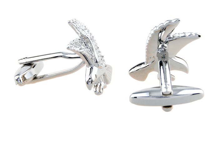 Eagle Cufflinks  Silver Texture Cufflinks Metal Cufflinks Animal Wholesale & Customized  CL653919