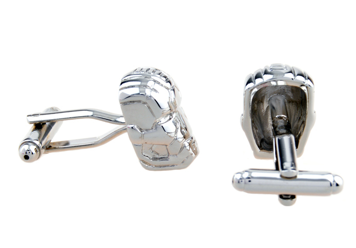Iron Man Cufflinks  Silver Texture Cufflinks Metal Cufflinks Flags Wholesale & Customized  CL653921