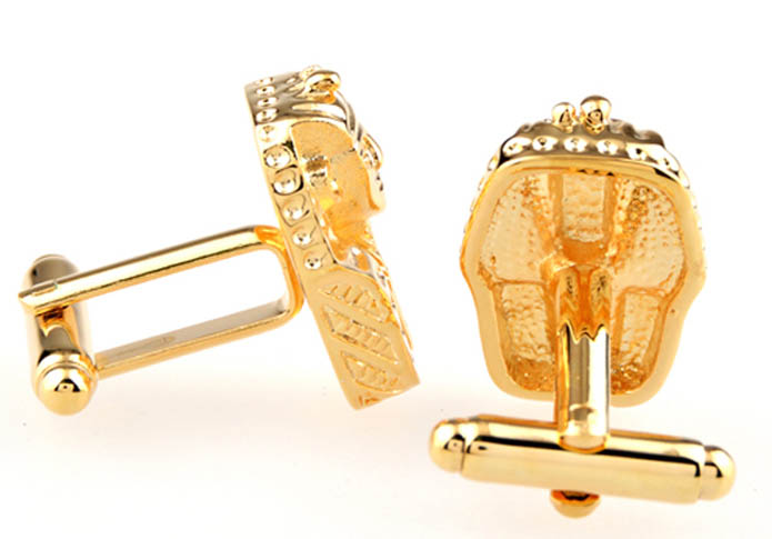 The pharaohs of Egypt as Cufflinks  Gold Luxury Cufflinks Metal Cufflinks Religious and Zen Wholesale & Customized  CL654103
