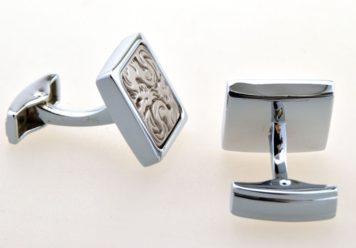 Dragon Cufflinks Gray Steady Cufflinks Metal Cufflinks Animal Wholesale & Customized CL655008