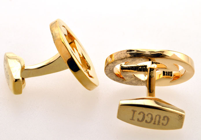 CUCCI Cufflinks Gold Luxury Cufflinks Metal Cufflinks Flags Wholesale & Customized CL655026