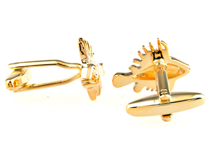 Fish Cufflinks Gold Luxury Cufflinks Metal Cufflinks Animal Wholesale & Customized CL655036