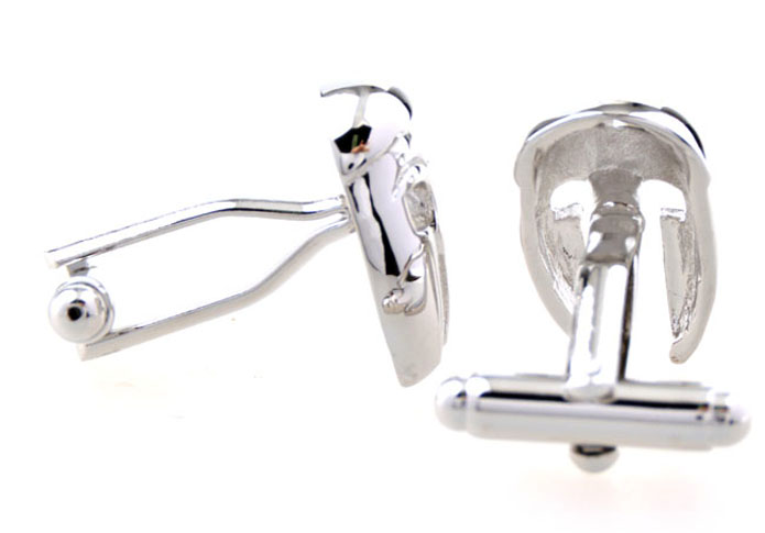 Guard Mask Cufflinks Silver Texture Cufflinks Metal Cufflinks Skull Wholesale & Customized CL655046