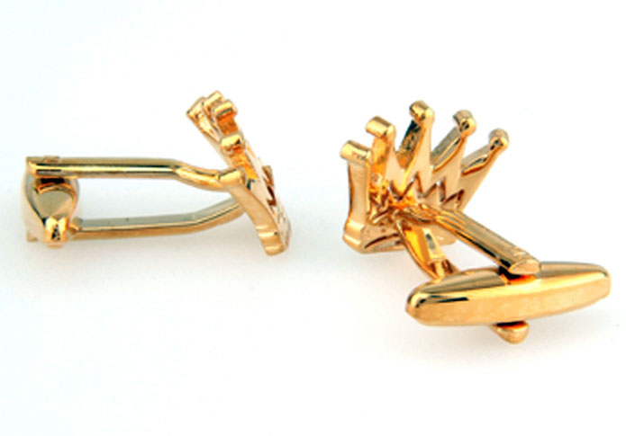 Imperial crown Cufflinks Gold Luxury Cufflinks Metal Cufflinks Hipster Wear Wholesale & Customized CL655117