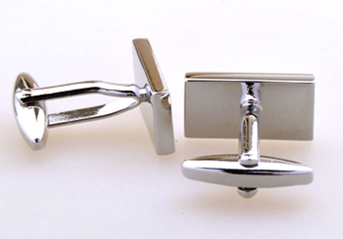 Silver Texture Cufflinks Metal Cufflinks Wholesale & Customized CL655181