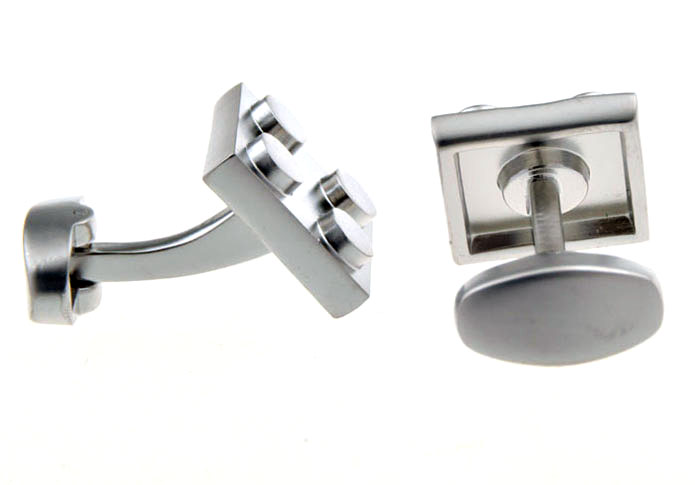 Silver Texture Cufflinks Metal Cufflinks Funny Wholesale & Customized CL655468