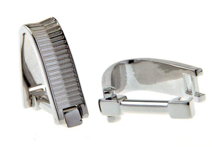  Silver Texture Cufflinks Metal Cufflinks Funny Wholesale & Customized  CL655776