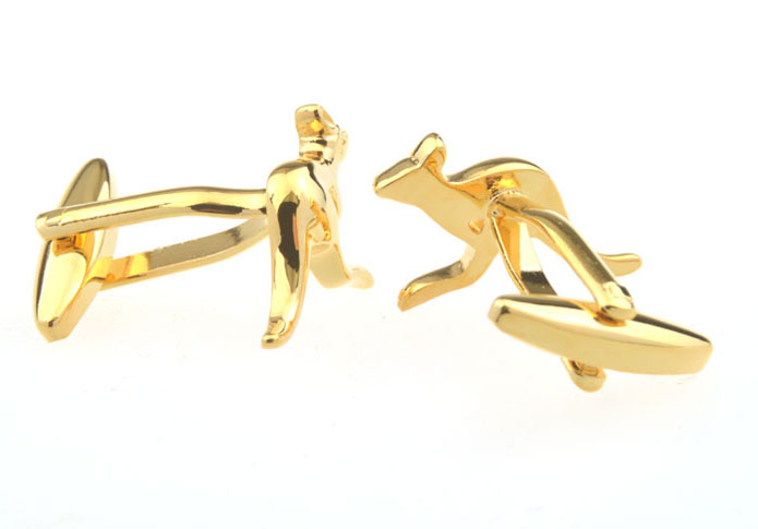 Kangaroo Cufflinks  Gold Luxury Cufflinks Metal Cufflinks Animal Wholesale & Customized  CL656048