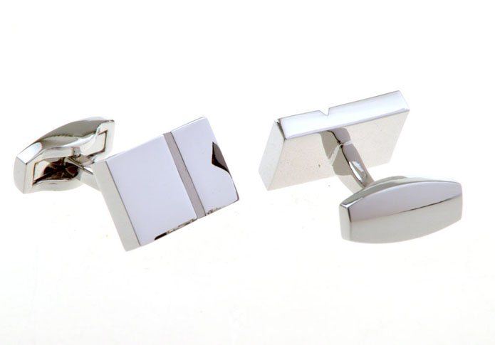  Silver Texture Cufflinks Metal Cufflinks Wholesale & Customized  CL656277