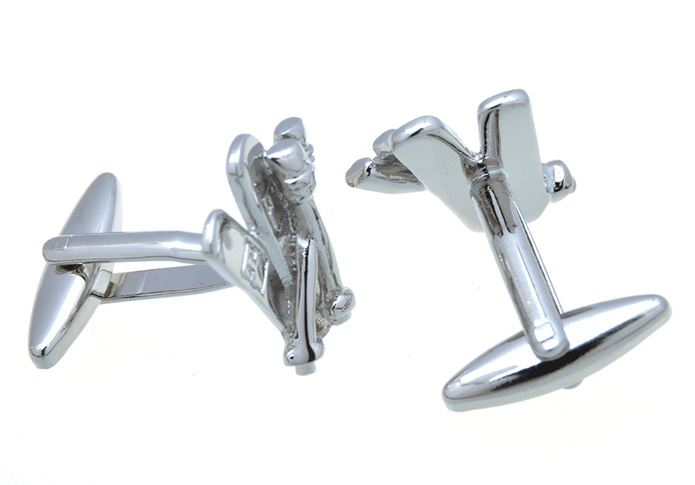 Microscope Cufflinks  Silver Texture Cufflinks Metal Cufflinks Sports Wholesale & Customized  CL657125