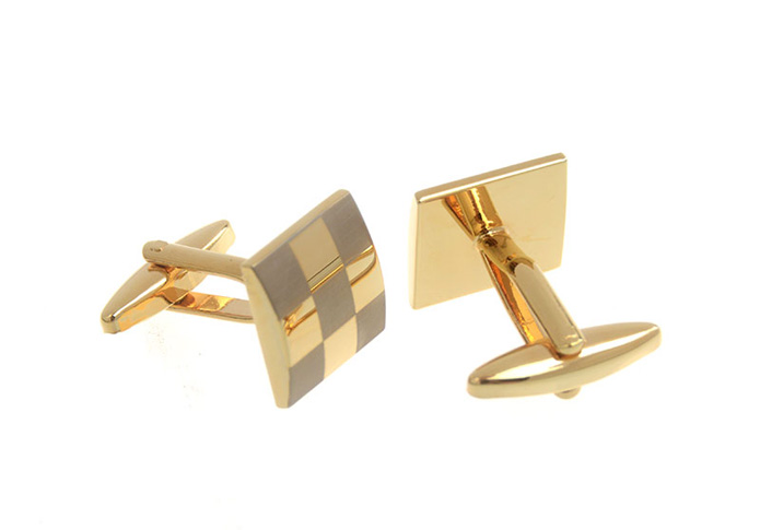 Rose Flower Cufflinks  Gold Luxury Cufflinks Metal Cufflinks Wholesale & Customized  CL657146
