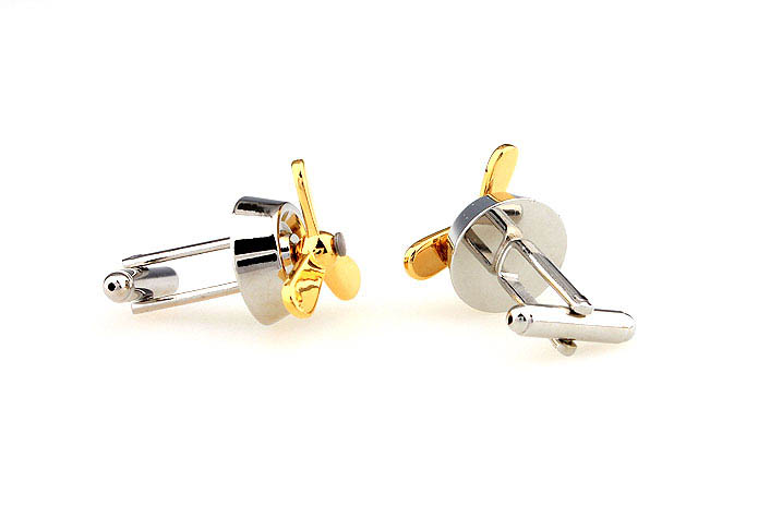 Motor fan Cufflinks  Gold Luxury Cufflinks Metal Cufflinks Military Wholesale & Customized  CL666821