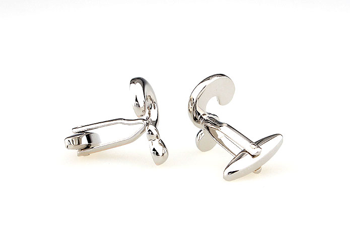 Question mark Cufflinks  Silver Texture Cufflinks Metal Cufflinks Symbol Wholesale & Customized  CL666859