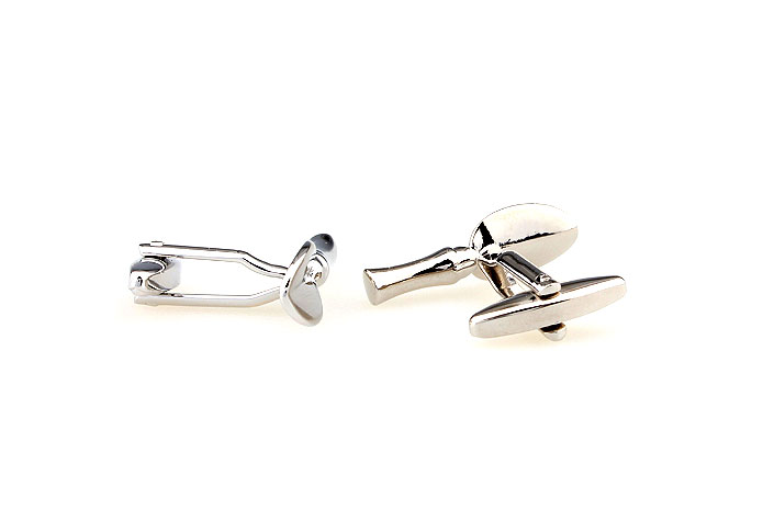 Shovel Cufflinks  Silver Texture Cufflinks Metal Cufflinks Tools Wholesale & Customized  CL666863