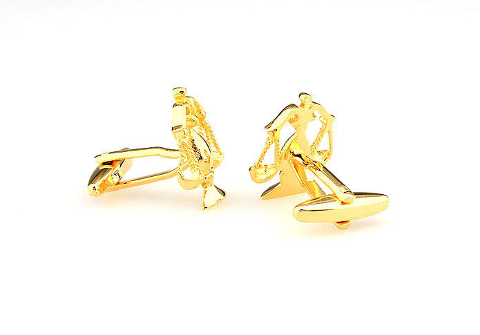 Balance scales Cufflinks  Gold Luxury Cufflinks Metal Cufflinks Tools Wholesale & Customized  CL666876