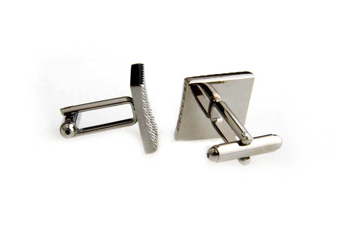  Silver Texture Cufflinks Metal Cufflinks Wholesale & Customized  CL666895