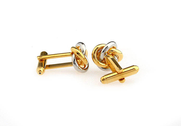  Gold Luxury Cufflinks Metal Cufflinks Knot Wholesale & Customized  CL667145