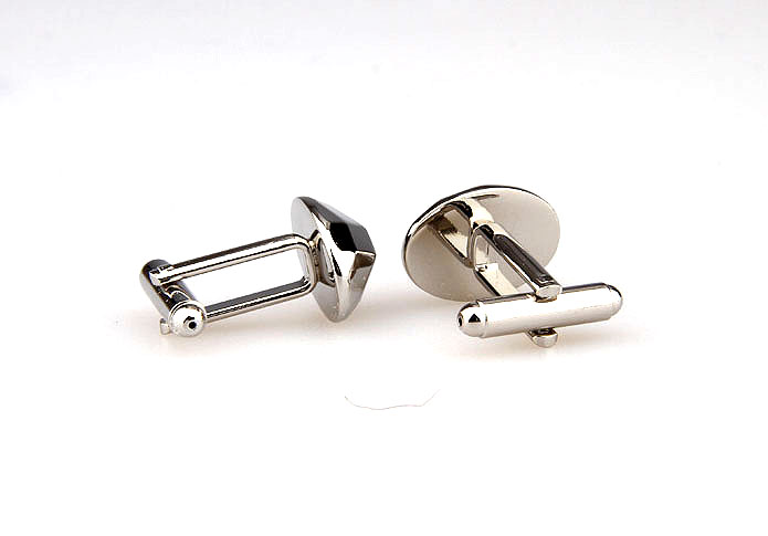 Multi-slice ellipsoid Cufflinks  Silver Texture Cufflinks Metal Cufflinks Funny Wholesale & Customized  CL667179