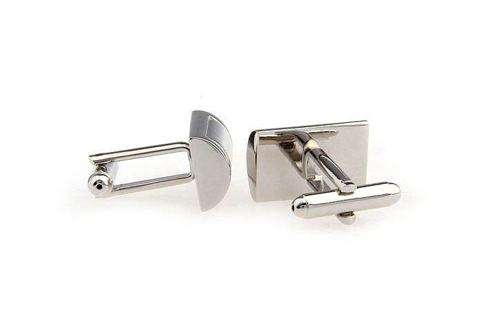  Silver Texture Cufflinks Metal Cufflinks Wholesale & Customized  CL667292