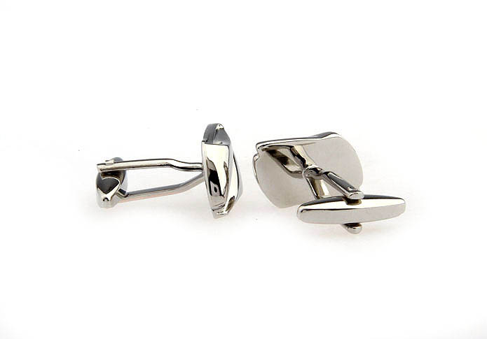 Silver Texture Cufflinks Metal Cufflinks Funny Wholesale & Customized  CL667305