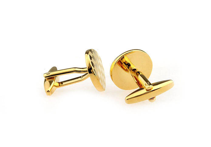 Laser Engraved Cufflinks  Gold Luxury Cufflinks Metal Cufflinks Funny Wholesale & Customized  CL667316