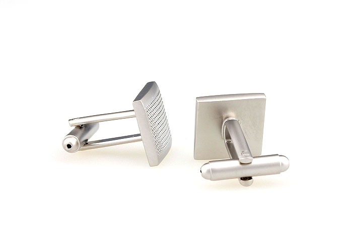  Silver Texture Cufflinks Metal Cufflinks Wholesale & Customized  CL667372