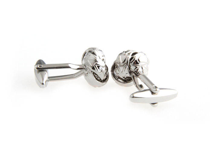  Silver Texture Cufflinks Metal Cufflinks Knot Wholesale & Customized  CL667432