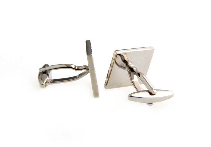  Silver Texture Cufflinks Metal Cufflinks Wholesale & Customized  CL667442
