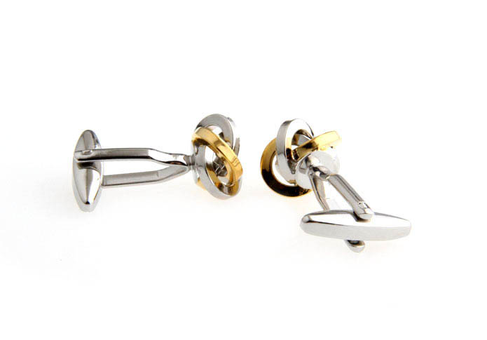  Gold Luxury Cufflinks Metal Cufflinks Knot Wholesale & Customized  CL667448