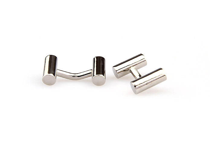Duplex Cufflinks  Silver Texture Cufflinks Metal Cufflinks Funny Wholesale & Customized  CL667725