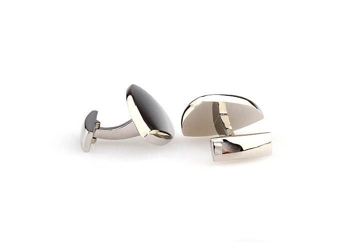 Shield Cufflinks  Silver Texture Cufflinks Metal Cufflinks Funny Wholesale & Customized  CL667749