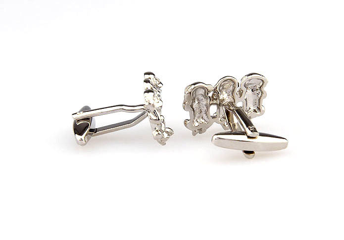 Monkey Cufflinks  Silver Texture Cufflinks Metal Cufflinks Animal Wholesale & Customized  CL667855