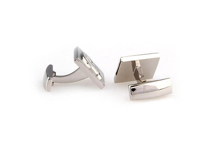 26 Letters P Cufflinks  Silver Texture Cufflinks Metal Cufflinks Symbol Wholesale & Customized  CL667992