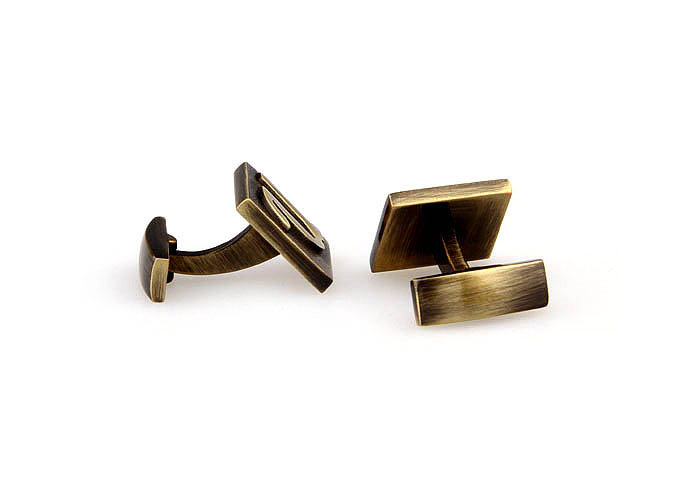 26 Letters U Cufflinks  Bronzed Classic Cufflinks Metal Cufflinks Symbol Wholesale & Customized  CL668015