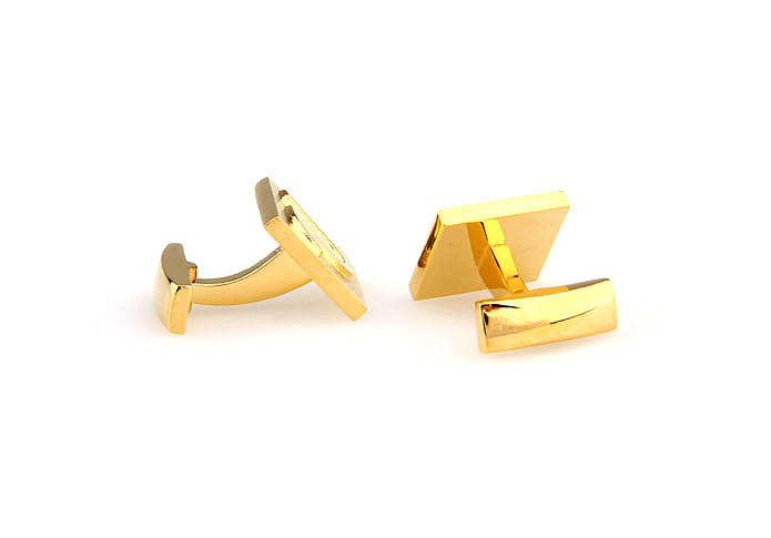 26 Letters U Cufflinks  Gold Luxury Cufflinks Metal Cufflinks Symbol Wholesale & Customized  CL668047