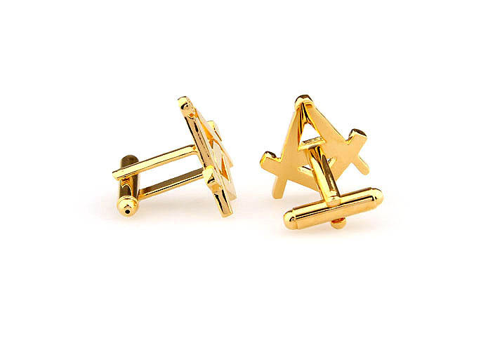 Masonic symbol Cufflinks  Gold Luxury Cufflinks Metal Cufflinks Flags Wholesale & Customized  CL668115