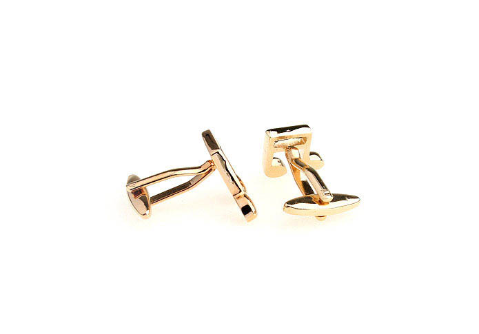 Musical notes Cufflinks  Gold Luxury Cufflinks Metal Cufflinks Music Wholesale & Customized  CL671351