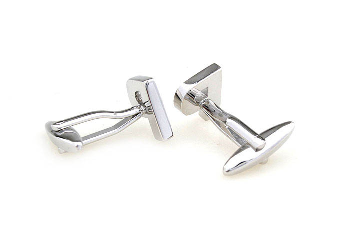 Letters P Cufflinks  Silver Texture Cufflinks Metal Cufflinks Symbol Wholesale & Customized  CL671500