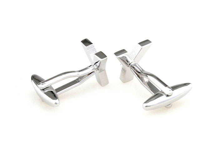 Letters Y Cufflinks  Silver Texture Cufflinks Metal Cufflinks Symbol Wholesale & Customized  CL671509