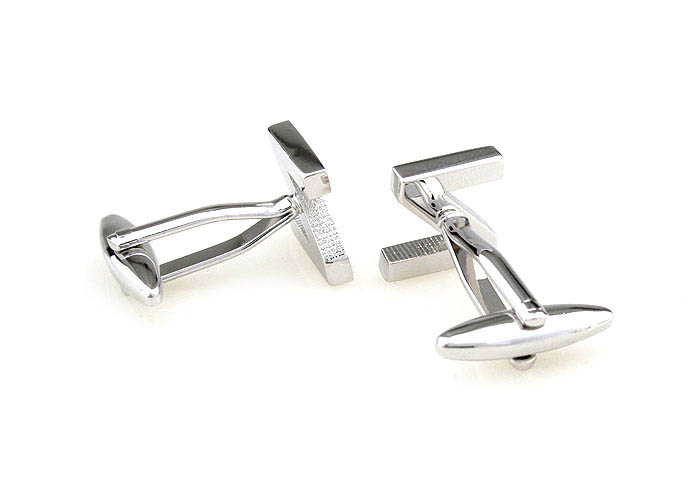 The Letters Z Cufflinks  Silver Texture Cufflinks Metal Cufflinks Symbol Wholesale & Customized  CL671510