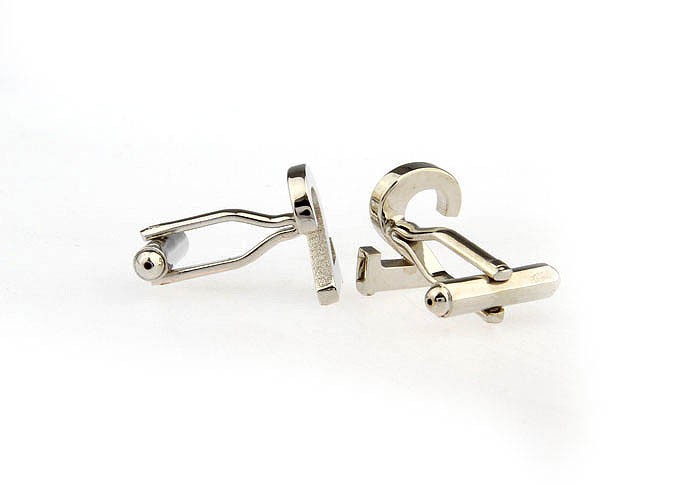 Number 2 Cufflinks  Silver Texture Cufflinks Metal Cufflinks Symbol Wholesale & Customized  CL671533