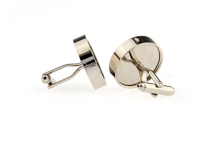  Silver Texture Cufflinks Metal Cufflinks Wholesale & Customized  CL671541