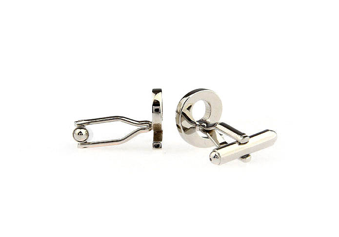 Number 9 Cufflinks  Silver Texture Cufflinks Metal Cufflinks Symbol Wholesale & Customized  CL671557