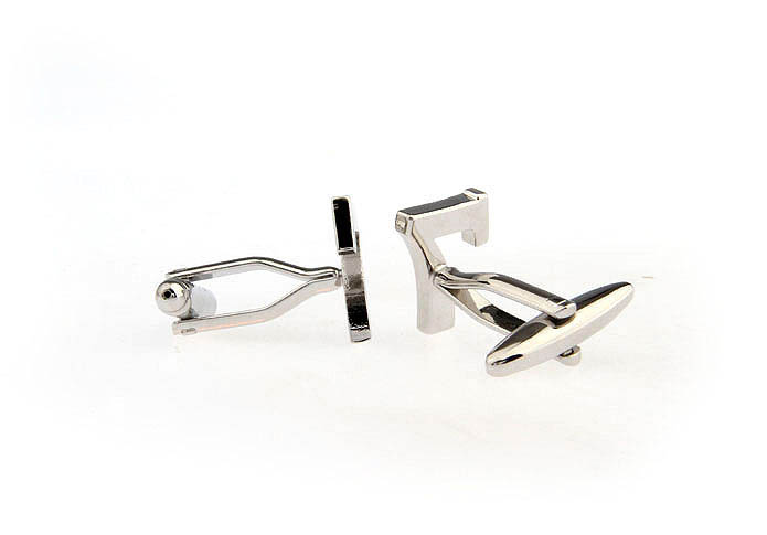 Number 7 Cufflinks  Silver Texture Cufflinks Metal Cufflinks Symbol Wholesale & Customized  CL671573