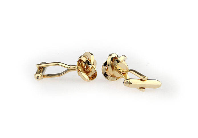  Gold Luxury Cufflinks Metal Cufflinks Knot Wholesale & Customized  CL671618